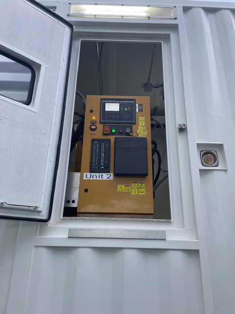 CAT generator enclosure generator control system