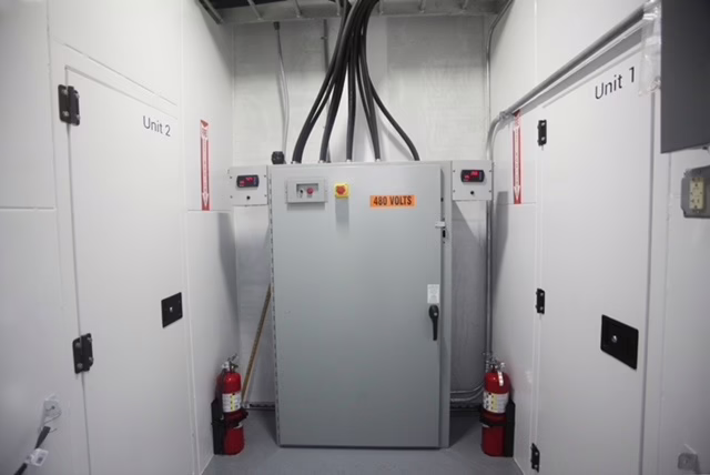 CAT generator enclosure breaker