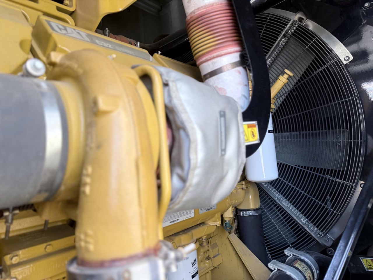 1000 kW CAT Diesel Generator fan