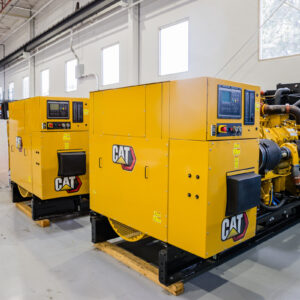 A diesel generator manufactured by CAT.