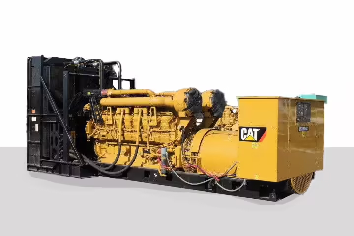 Used CAT Generator, 2500 kW power output, 480 volts, manufactured in 2025, equipped with a 3516C engine model.