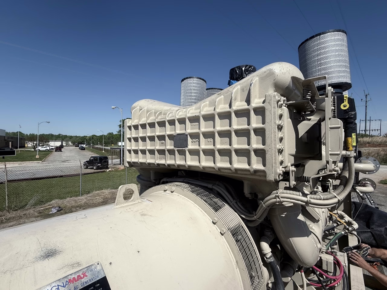 1450 kW Katolight Generator Top View