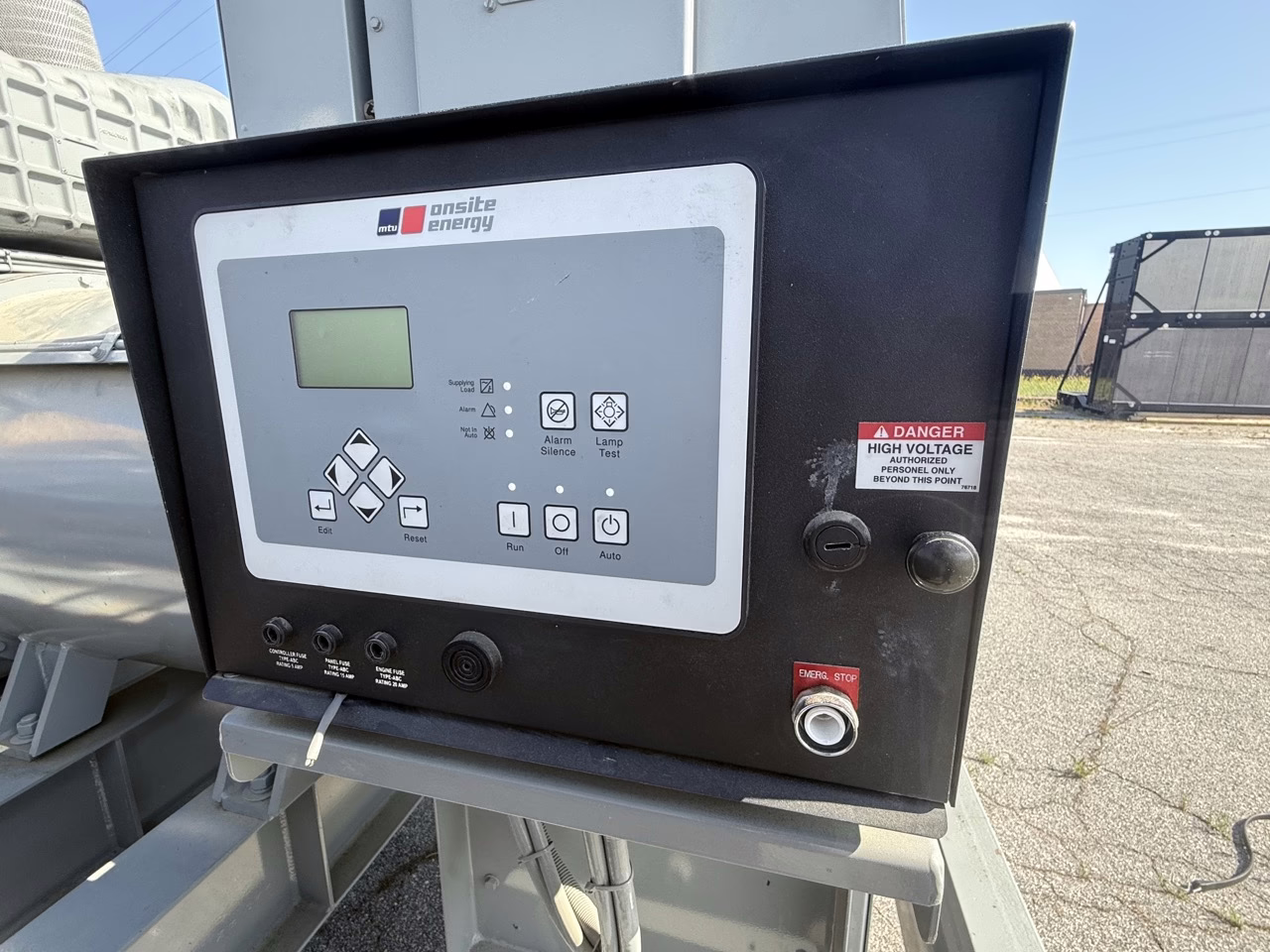1450 kW MTU Generator