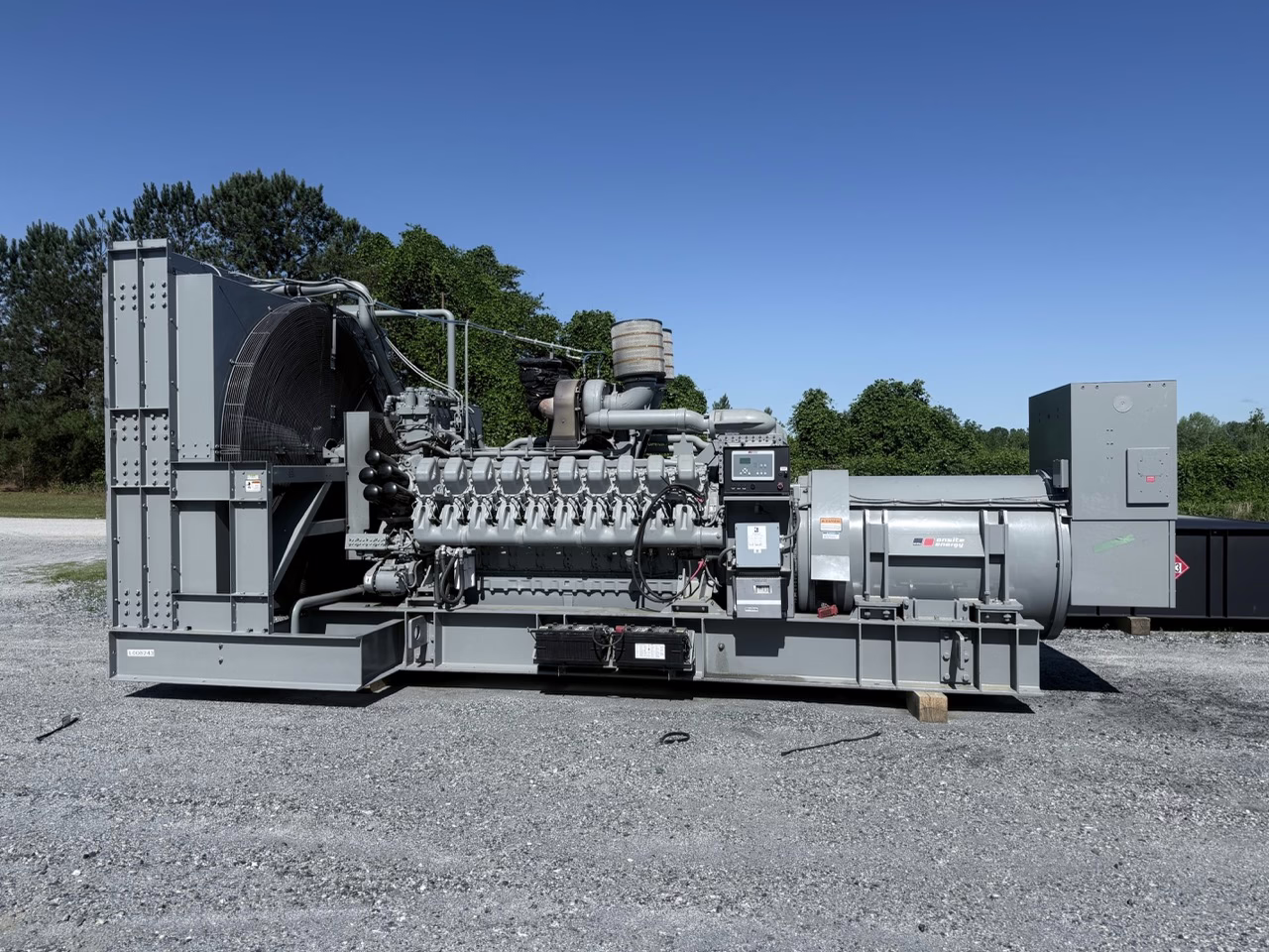 2500 kW MTU Generator