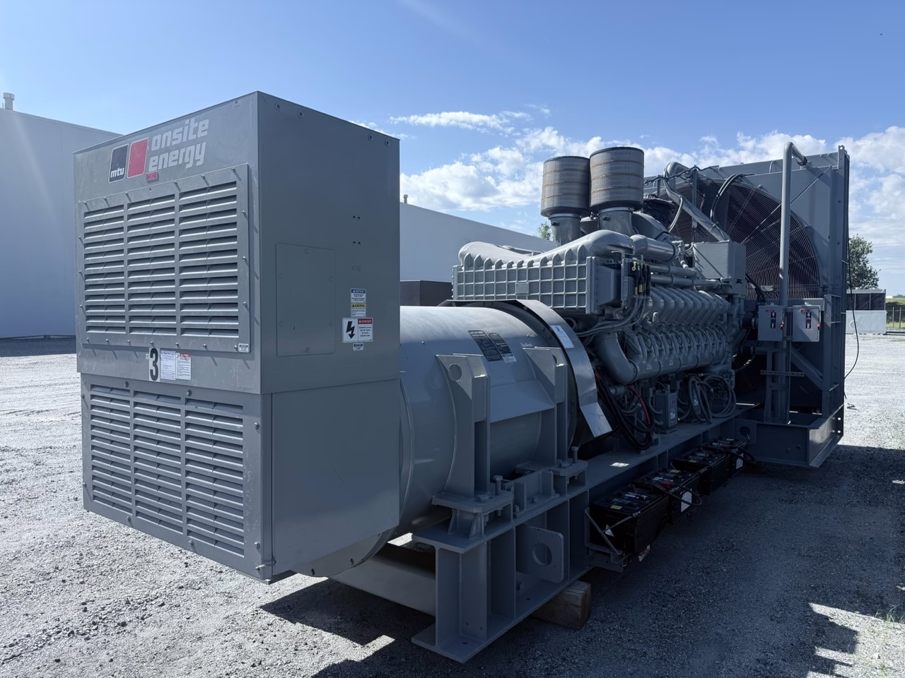 2500 kW MTU Generator