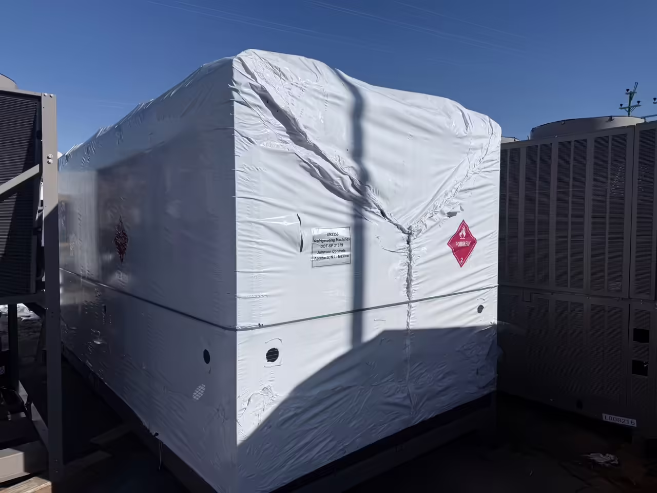 150 Ton York Air Cooled Chiller – Model YLAA0155