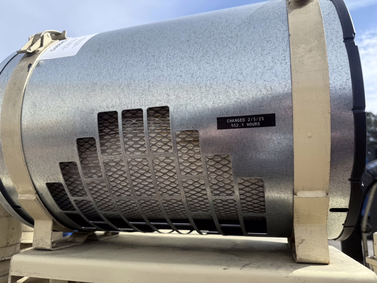 400 kW Kohler 400ROZD Generator Set muffler