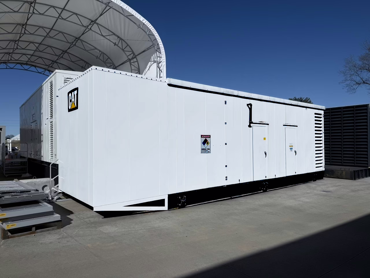 2500 kW CAT 3516C-HD Generator Enclosure - Used