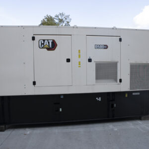 New generator (L008280) – Cat GC500, 1000 KW, with sound enclosure and a 24-hour UL142 tank. Operating at 480V. Serial number: CATD1000EGN700252.