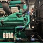 2250 kW Cummins Open Skid Diesel Generator Side piece