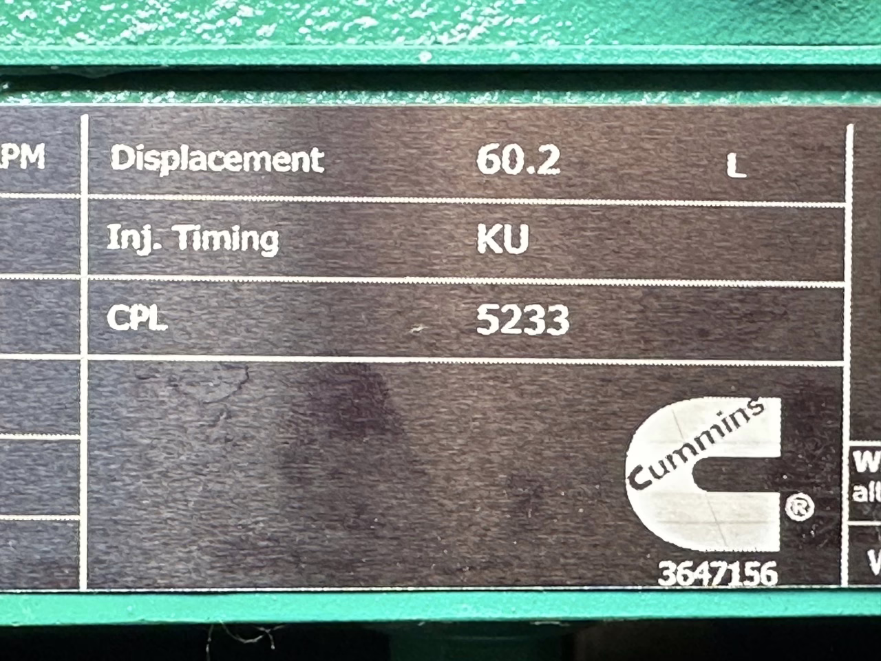 Cummins 25000 DQKAN Generator