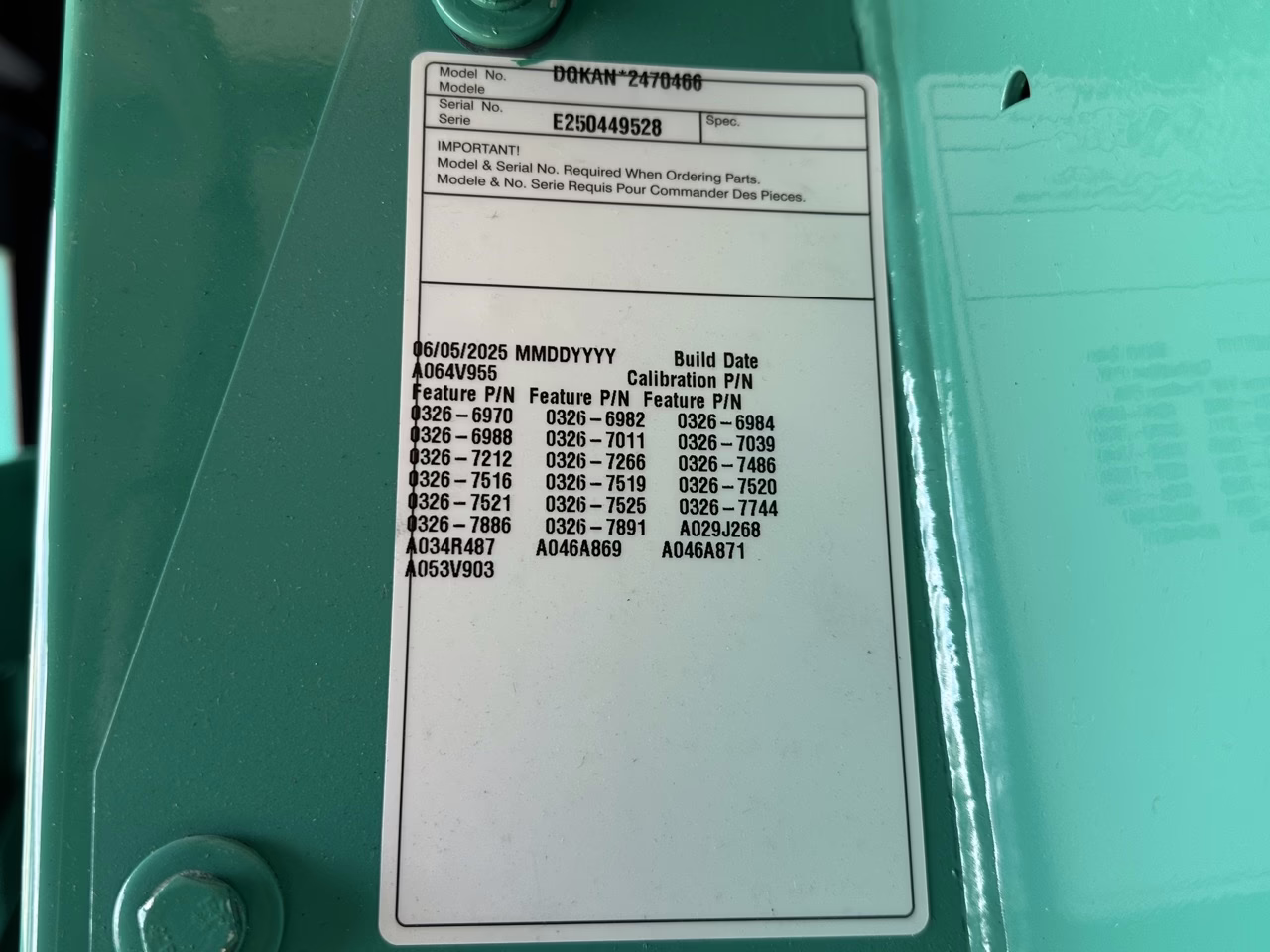 Cummins 25000 DQKAN Generator