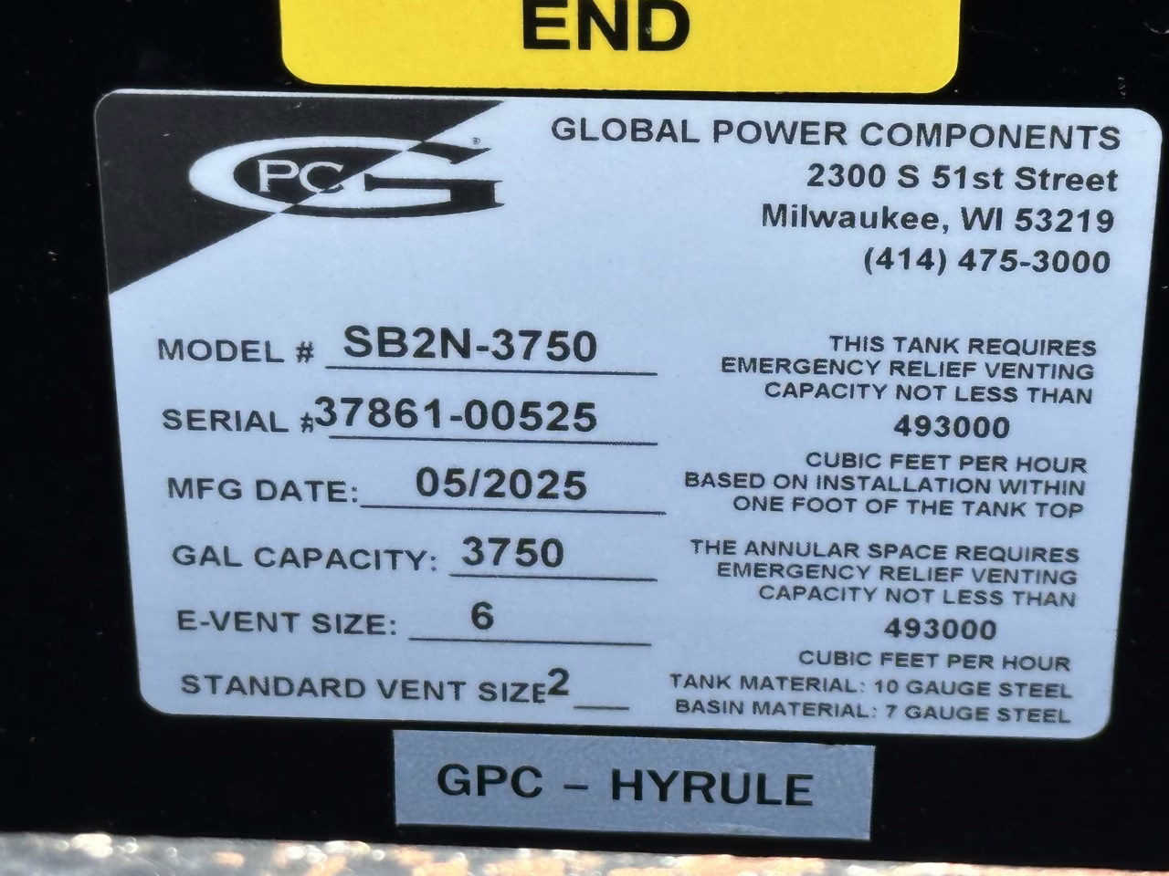 Global Power Components Sticker